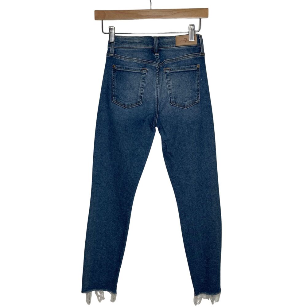 7 For All Mankind Lux Vintage Skinny Jeans Size 24